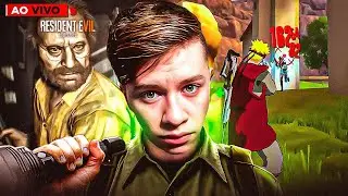FREE FIRE NARUTO e RESIDENT EVIL 7, parte 5🎄 APELAPATO LIVE ON 💙 MEGA