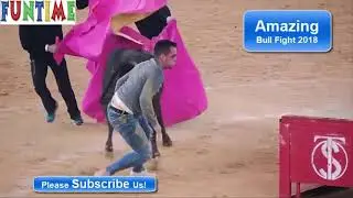 Dangerous Bull Fight Accidents Compilation- 2019- Lucky and Funny People Fail Video Clips (ENGLISH)