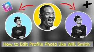 How to Create Profile Picture like Will Smith | Design logo in PicsArt | 
