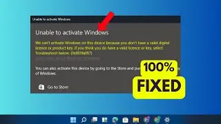 We can't activate Windows on this device as we can't connect to your organization activation FIXED