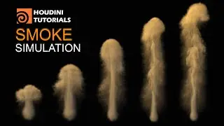 Smoke Simulation in Houdini 19 | Pyro Simulation in Houdini for beginners #pyro Leela vfx school