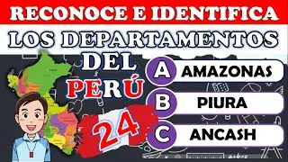 👓ADIVINA LOS DEPARTAMENTOS DELPERÚ | NIVEL BASICO | @JAIMECC 👨‍🎓
