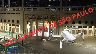 Drone Voo Na Noite De Sao Paulo