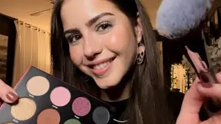 ASMR en Español - Duerme Mientras te Maquillo para Halloween 👻🥀 (sonidos sobrepuestos)