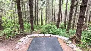 Rainshadow disc golf course hole 5B.