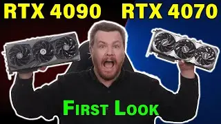 RTX 4070 vs RTX 4090 — First Look