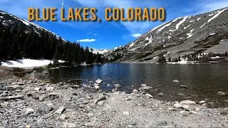 Hiking Blue Lakes near Breckenridge, Colorado