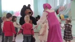 День рождения с аниматорами Маша и Медведь Birthday with animators Masha and the Bear
