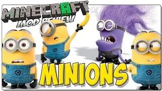 MINIONS MOD PARA MINECRAFT 1.7.10 | Minions de la película Gru, mi villano favorito | MINECRAFT MODS