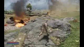 Skyrim Huge Tank Battle