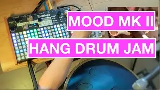 Hang drum in Mood MK2 ambient minimal live jam // Mood, Deluge, Guitar