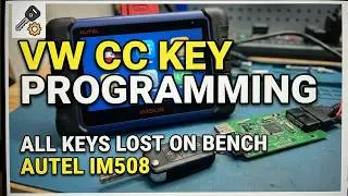 (669) VW CC Key Programming | All Keys Lost on Bench