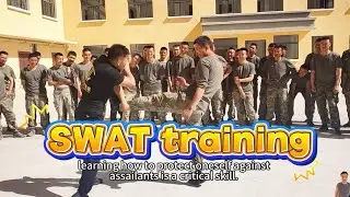 SWAT Training,Teach you to resist the dagger correctly.#kungfuskills #selfdefensetechniques