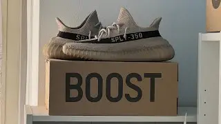 unboxing the Yeezy 350 beige black | slate - KLEKT
