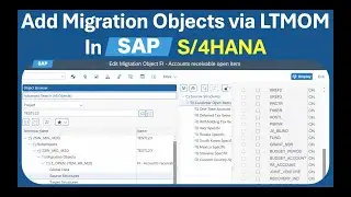 How to Add Fields in LTMOM for Data Migration | SAP Migration Cockpit Tutorial