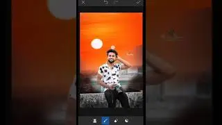PicsArt Sunset Photo Editing | https://youtu.be/T8RwqzguHEc #Shorts