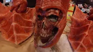 Dragonskin animated beating heart armor