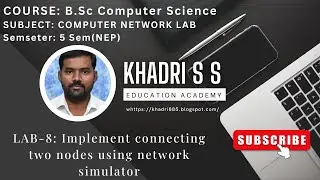 Computer Network Lab|| BSC 5Sem|| CN LAB-8||