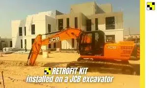 Tecnoter Retrofit Kit on a JBC excavator