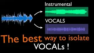 How to isolate acapella from a song for FREE (no subscription).