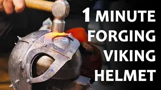 Viking helmet. Forging 