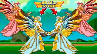 MYTHIC TANK VALKYRIE in 2 vs 2 FIGHTS ONLINE BATTLE MODE - Hills of Steel