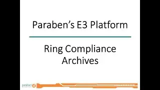 Ring Compliance Data Processing
