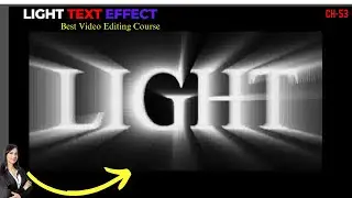 🔥[VSDC Pro] Text Light Effect - VSDC Video Editor Tutorial / Light Effect