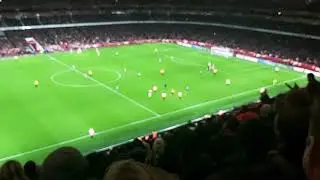 Pitch Invasion at the Emirates stadium