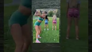 funny play with golf