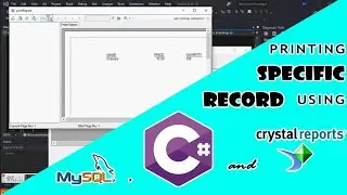 C# - Printing Specific Record Using Parameter Field in Crystal Report