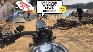 Jawa 42 bobber off road test 🤯|| RE Himalayan breakdown 🥺