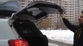 Попытка заменить газовые упоры задней двери