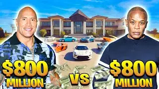 THE ROCK vs DR. DRE - Millionaire Lifestyle War