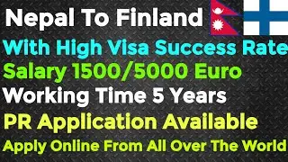 (Finland Continuous Work Visa 2024) Apply Online From Nepal  - With High Visa Success Rate