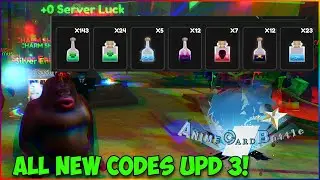 NEW ANIME CARD BATTLE UPDATE 3 ALL NEW 4 ACTIVE CODES! (Roblox)