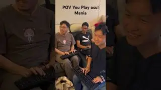 When you invite osu! Players to your house..