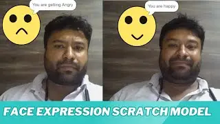 Face Expression AI Model in Scratch | Smile & Angry Emoji Detection