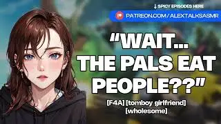 [F4A] Your tomboy girlfriend watches you play Palworld for the first time... [wholesome] ASMR | RP