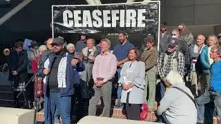 Press Conference, Portland Palestinians and Jews Call for Ceasefire, End Blockade of Gaza, Part 8