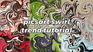 picsart swirl trend tutorial