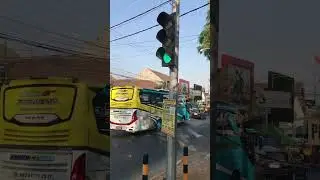 Detik-Detik Basuri Bus NYENTRIX TRANS  di Depan Terminal Mojolaban