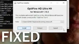 Fix: Optifine not Installing on Minecraft 1.19.2 (Could not download java)
