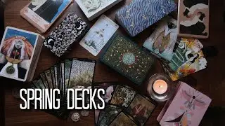 SPRING DECKS // Springy Tarot and Oracle Decks // Earthy, Fae, Gorgeous and Greek