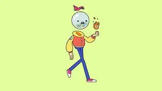 Walk Cycle - Gumball Character