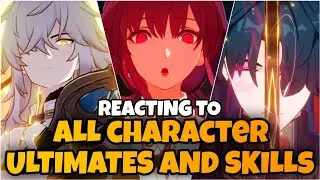 Genshin Impact Player Reacts to All Character Ultimates! | Honkai Star Rail Gameplay