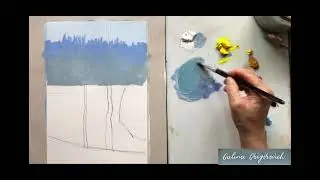 осенние березы