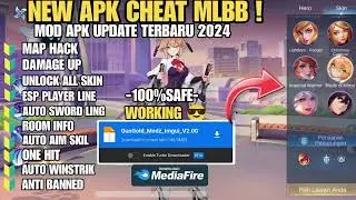 CHEAT ML AUTO AIM ｜｜ MOD MENU MOBILE LEGENDS 2024 ｜｜ AUTO AIM ALL HERO + MAP HACK + UNLOCK ALL SKIN