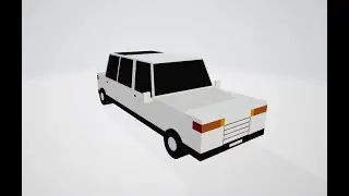 3d Car (Unity, Blender) free download