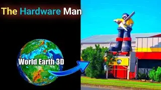 #918 The Hardware Man statues on google earth #googlemaps #googleearth #worldearth4d #worldearth3d